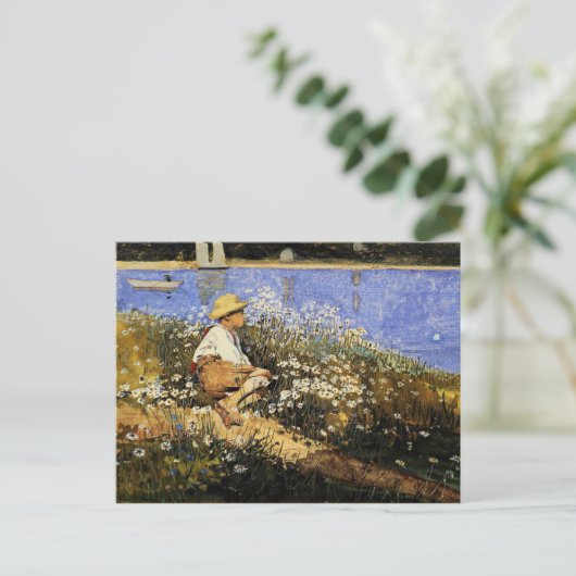 Homer - Blick auf den Hafen Postkarte (Stehend Vorderseite)