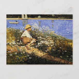 Homer - Blick auf den Hafen Postkarte