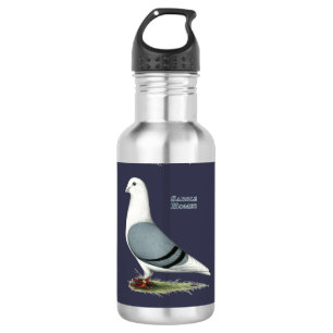Homer Blue Saddle Edelstahlflasche
