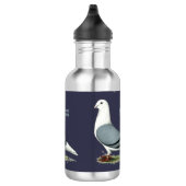 Homer Blue Saddle Edelstahlflasche (Rechts)