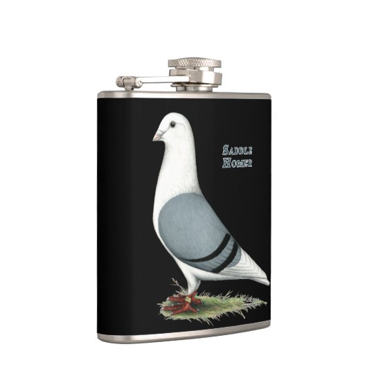 Homer Blue Saddle Flachmann (Rechts)