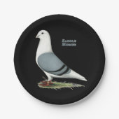 Homer Blue Saddle Pappteller (Vorderseite)