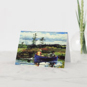 Homer - Das blaue Boot, Karte (Vorderseite)