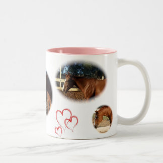 Homer das Pferd Zweifarbige Tasse