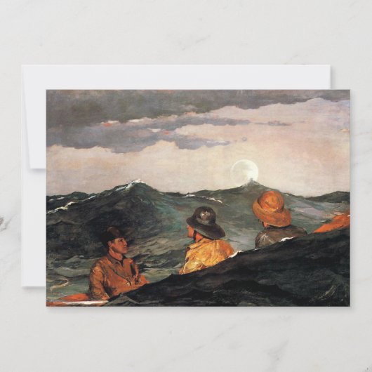 Homer - Den Mond küssen Karte (Vorderseite)