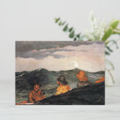 Homer - Den Mond küssen Karte (Stehend Vorderseite)