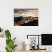 Homer - Den Mond küssen Poster (Heimbüro)