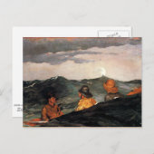 Homer - Den Mond küssen Postkarte (Vorne/Hinten)