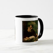 Homer, der sein Gedicht vorschreibt Tasse (VorderseiteRechts)