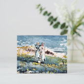 Homer - Die Dünen, Kunstmalerei Postkarte (Stehend Vorderseite)