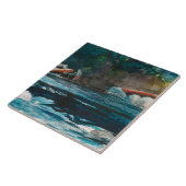 Homer - Die Rapiden, Hudson River, Adirondacks Fliese (Seite)