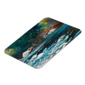 Homer - Die Rapiden, Hudson River, Adirondacks Magnet (Linke Seite)