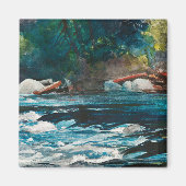 Homer - Die Rapiden, Hudson River, Adirondacks Magnet (Vorne)