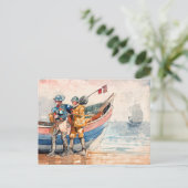 Homer - Die Rückkehr, schöne Kunst, Postkarte (Stehend Vorderseite)