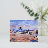 Homer - Drei Jungs an der Küste Postkarte (Stehend Vorderseite)