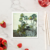 Homer - Fluss Homosassa, schöne Kunst, Serviette (Beispiel)