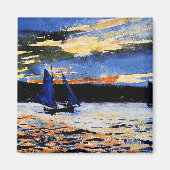 Homer - Gloucester Sunset Postcard Magnet (Vorne)