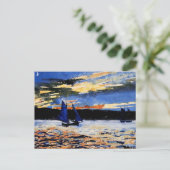 Homer - Gloucester Sunset Postkarte (Stehend Vorderseite)