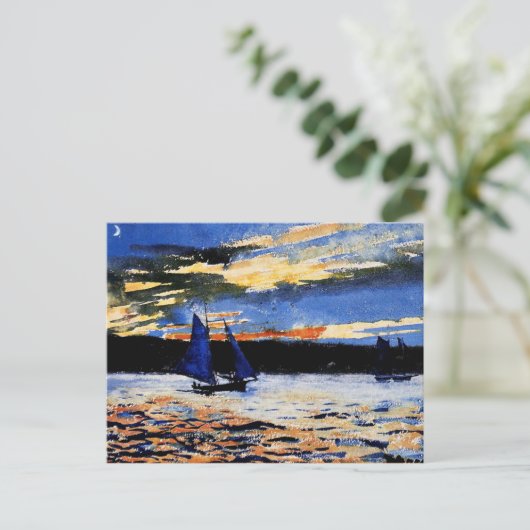 Homer - Gloucester Sunset Postkarte (Stehend Vorderseite)