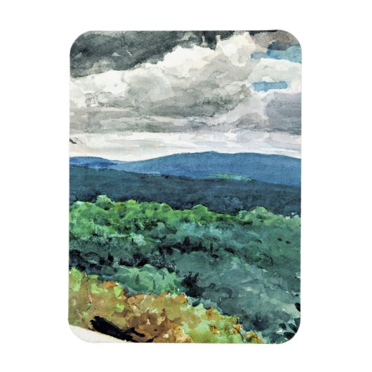 Homer - Hilly Landscape Magnet (Vertikal)