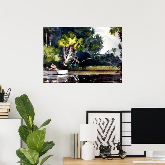 Homer - Homosassa Dschungel Poster (Heimbüro)