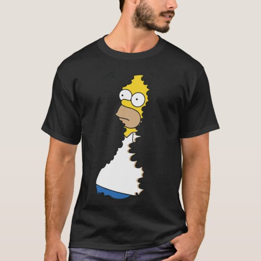 Homer In Hedges Classic T-Shirt (Vorderseite)