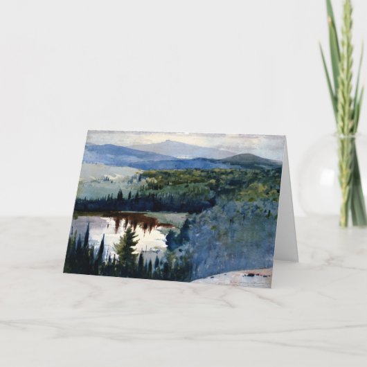 Homer - Indian Village, Adirondacks, Karte (Vorderseite)