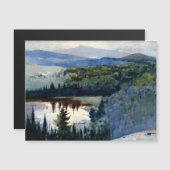 Homer - Indian Village, Adirondacks Magnetkarte (Vorne/Hinten)