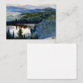 Homer - Indian Village, Adirondacks Mitteilungskarte (Vorne/Hinten)