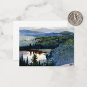 Homer - Indian Village, Adirondacks Mitteilungskarte (Vorderseite/Rückseite Beispiel)