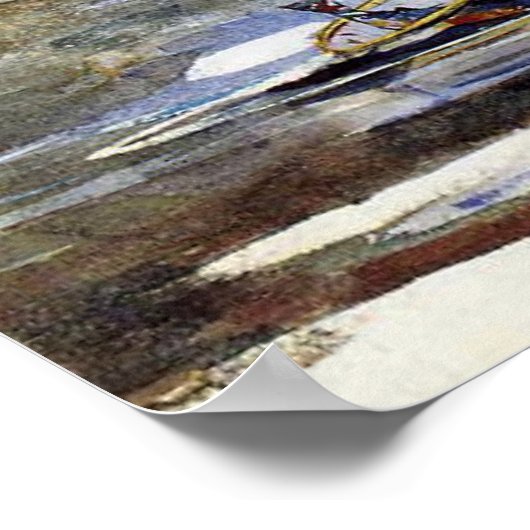 Homer - Junge Fischerei Poster (Ecke)