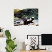 Homer - Junge Fischerei Poster (Heimbüro)