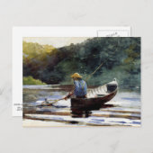 Homer - Junge Fischerei Postkarte (Vorne/Hinten)