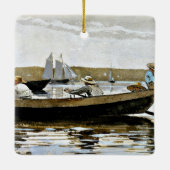 Homer - Jungen in einer Geschichte Keramikornament (Rückseite)