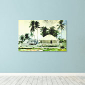 Homer - Kabinen, Nassau Leinwanddruck (Insitu (Holzboden))