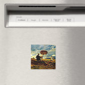 Homer: Künstler zeichnen im Weißen Gebirge Magnet (In Situ (Geschirrspüler))