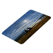 Homer - Mondlicht, Kunstmalerei Magnet (Linke Seite)