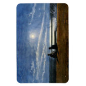 Homer - Mondlicht, Kunstmalerei Magnet (Vertikal)