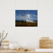 Homer - Mondlicht, Kunstmalerei, Poster (Küche)