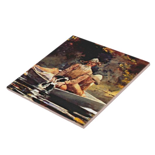 Homer - Nach der Jagd Fliese (Seite)