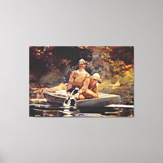 Homer - Nach der Jagd Leinwanddruck (Vorderseite)