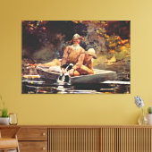 Homer - Nach der Jagd Leinwanddruck (Insitu (Wohnzimmer))