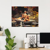 Homer - Nach der Jagd Poster (Heimbüro)