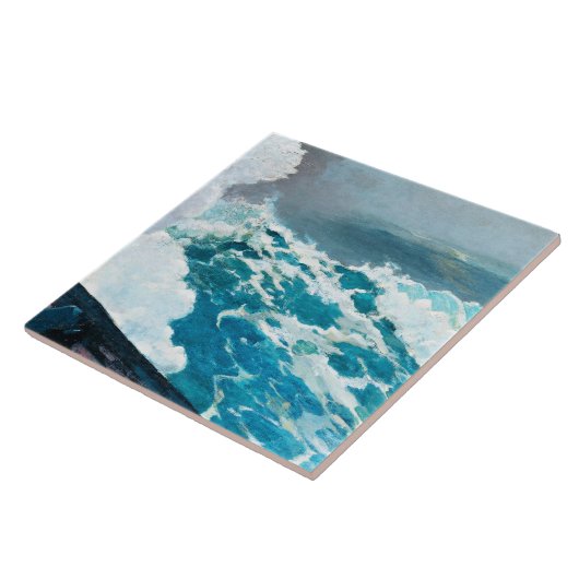 Homer - Northeaster, 1895 Fliese (Seite)