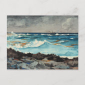 Homer - Shore and Surf, Nassau Postkarte (Vorderseite)