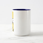 Homer Simpson Zweifarbige Tasse (Mittel)