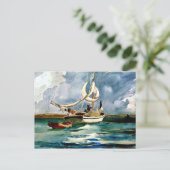 Homer - Sloop, Bermuda Postkarte (Stehend Vorderseite)