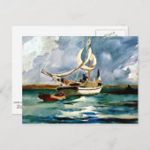 Homer - Sloop, Bermuda Postkarte (Vorne/Hinten)