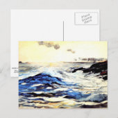 Homer - Sonnenuntergang, Prout's Neck, Kunstmalere Postkarte (Vorne/Hinten)