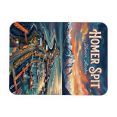 Homer Spit Alaska Postkarte Magnet (Horizontal)